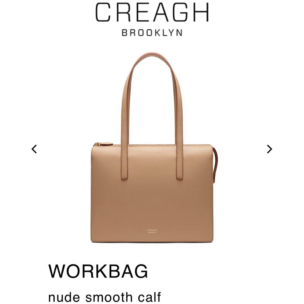Creagh Workbag in Nude Smooth Calf